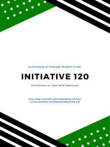 The Bold Infographic on Prohibition on Late-Term Abortions, Colorado Initiative #120, Proposition 115