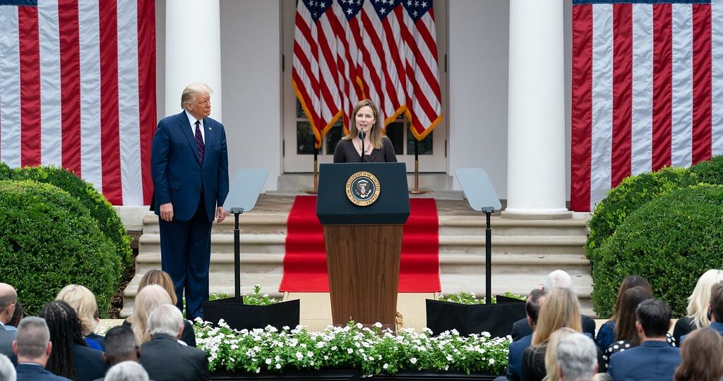 The Bold CU On Sept. 26, President Trump announced his Supreme Court nominee, Judge Amy Coney Barrett, in the Rose Garden of the White House