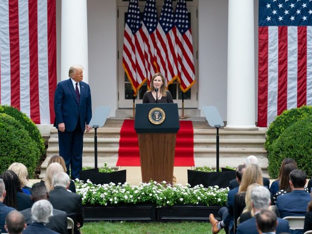 The Bold CU On Sept. 26, President Trump announced his Supreme Court nominee, Judge Amy Coney Barrett, in the Rose Garden of the White House