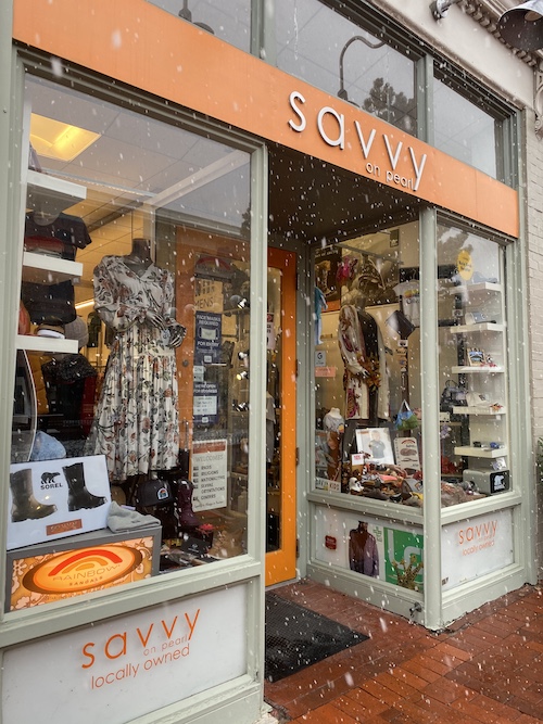 Savvy, located on Pearl Street Mall in Boulder, CO