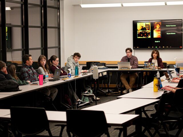 CUSG Legislative Council meets for their weekly meeting. (Photo by Nathan Thompson/The Bold).