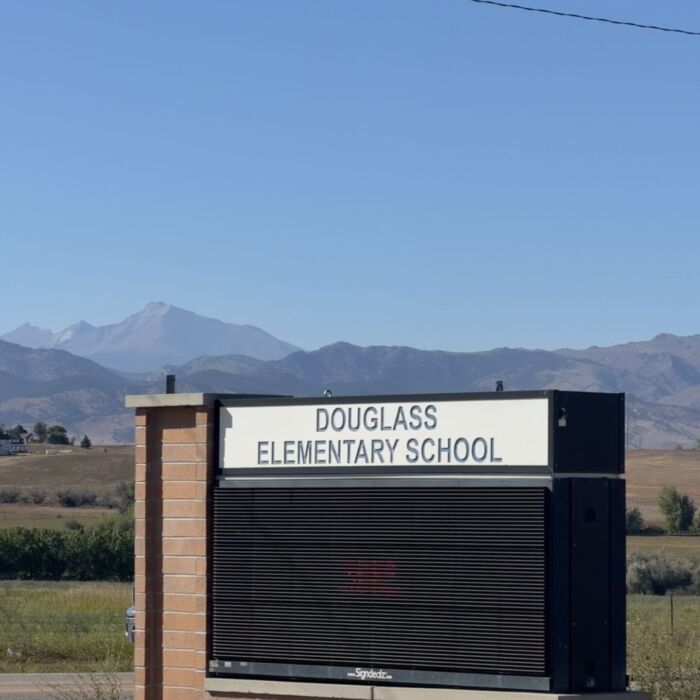 Douglass Elementary sign