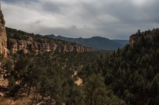 The view from atop the Piggy Bank crag in Cañon City, CO on Oct. 28, 2023. (Nathan Thompson/CU News Corps, The Bold)
