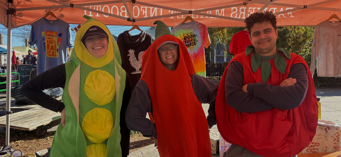 Farmers Market info booth