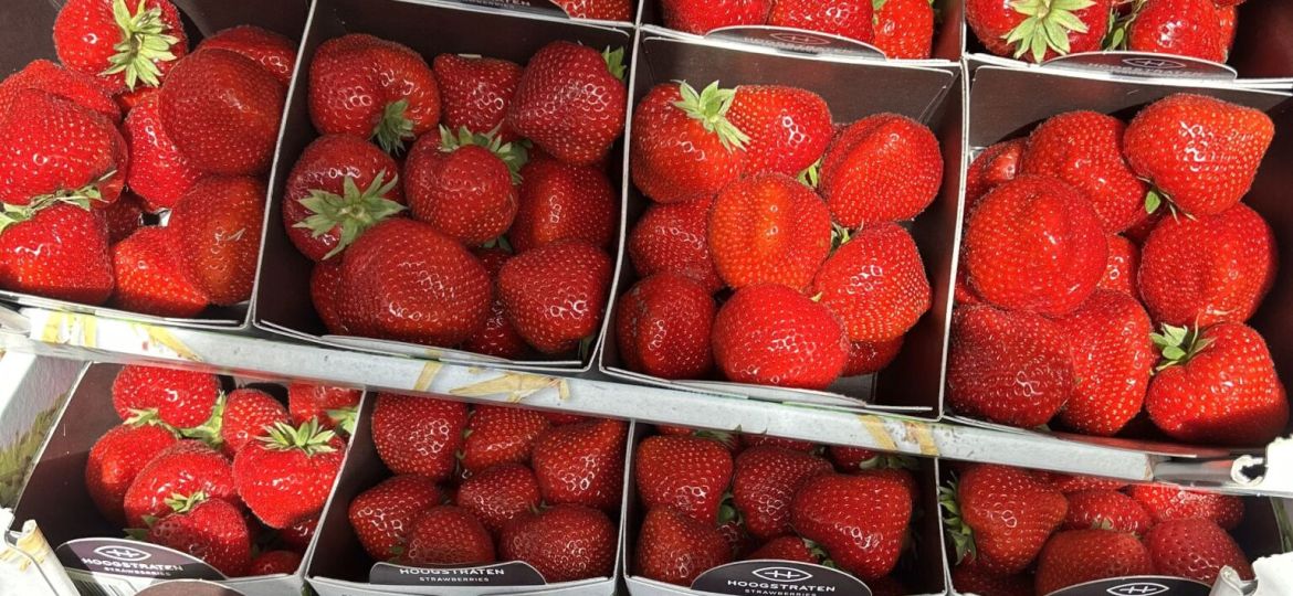 Grocery store strawberries