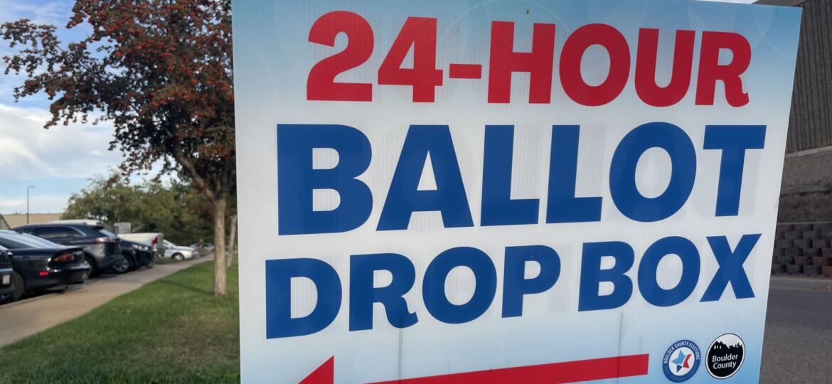 Ballot Dropbox Sign Boulder