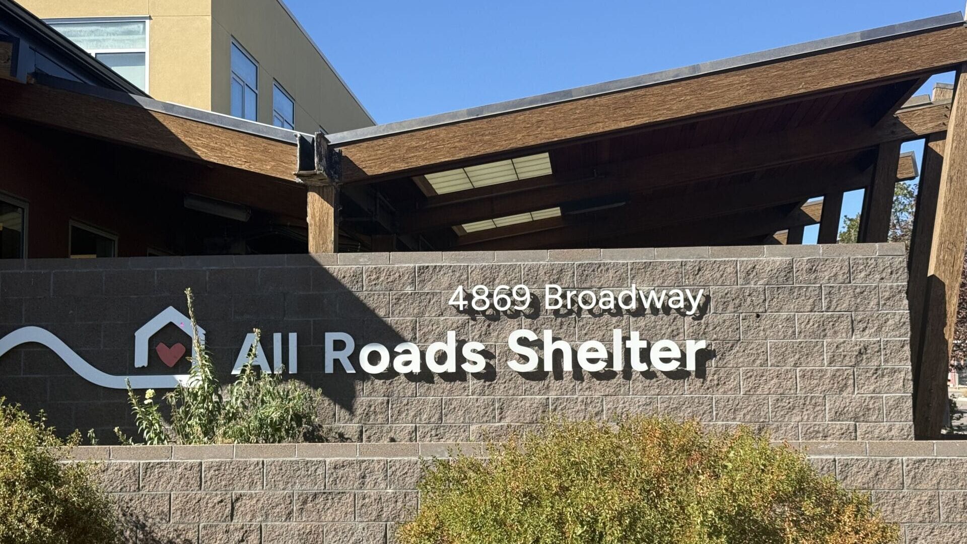 All Roads Shelter The All Roads Shelter is located at 4869 N. Broadway. The housing-focused nonprofit served 150,000 meals and helped 359 people secure or maintain permanent housing in 2025, according to the shelter's records. (Photo by Ellie Chase)