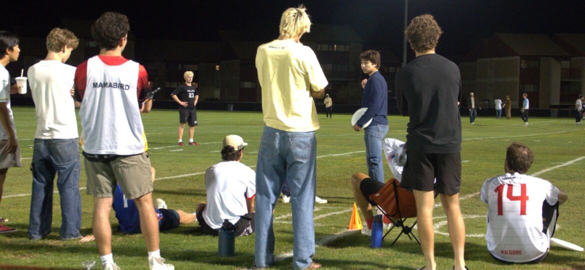 CU men's ultimate frisbee September 2026 sidelines
