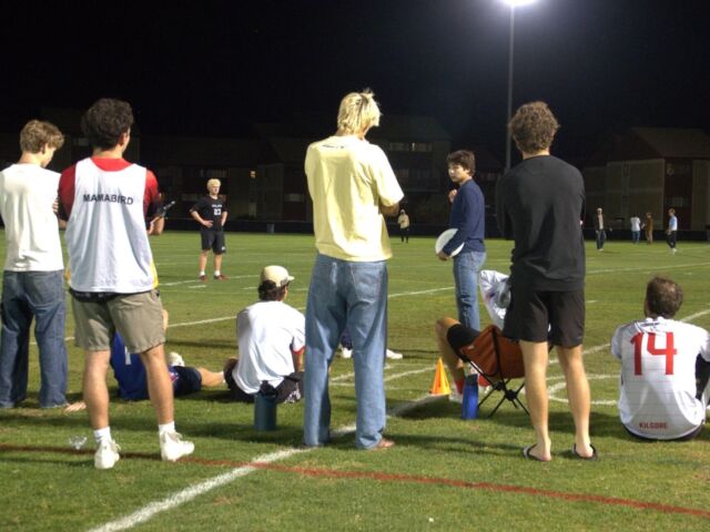 CU men's ultimate frisbee September 2026 sidelines