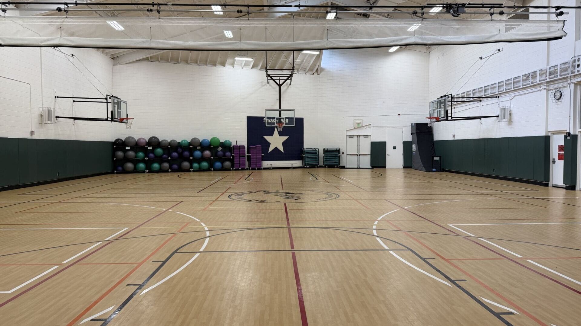 South Boulder Recreation Center basketball courts A look at the basketball courts at the South Boulder Recreation Center on Oct. 9, 2026. (Photo by Olivia Wetzel)